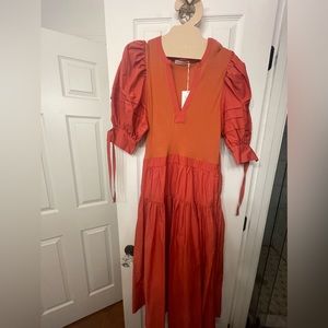 Ulla Johnson Cintia Puff sleeve dress